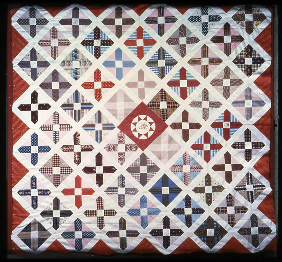 Bedcover (Friendship Quilt) (Unfinished) by United States, probably Connecticut, textile, 1848