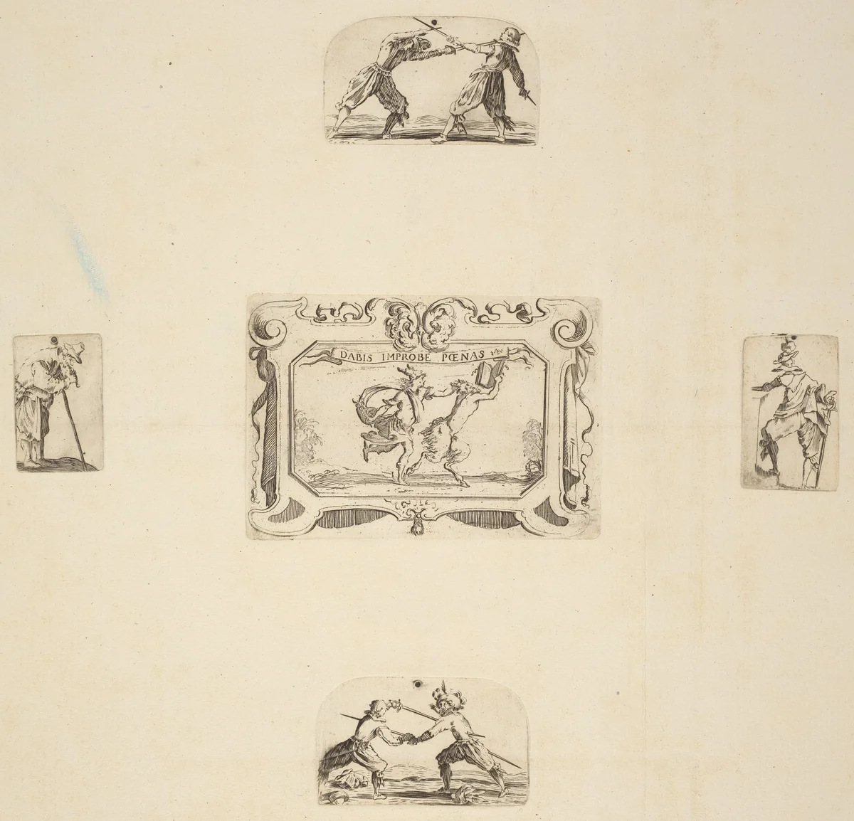 Soldiers by Stefano della Bella, print, 1610-1664