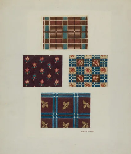 Cotton Prints by Albert Levone, index of american design, 1939