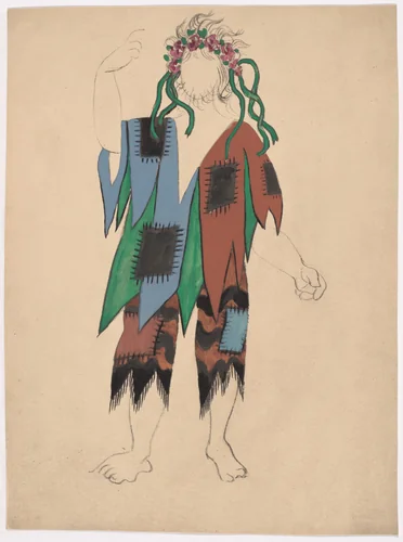 Costume design for the ballet Le Tricorne by Pablo Picasso, illustrated book, 1920