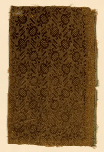 Fragment by Italy, textile, 1601-1625