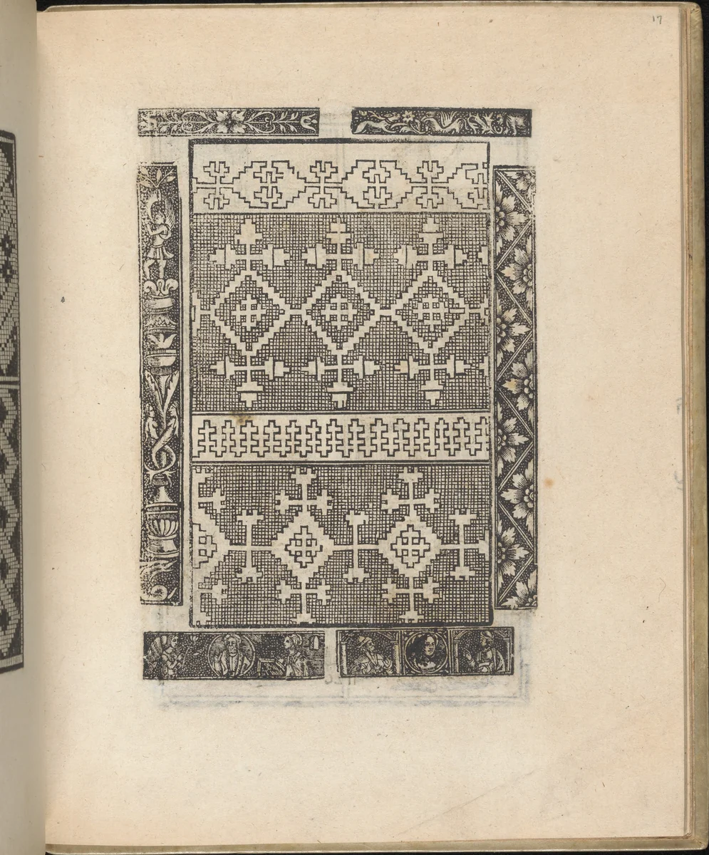 Trionfo Di Virtu. Libro Novo..., page 17 (verso) by Matteo Pagano, book, 1563