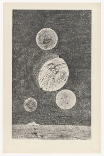 Little Tables around the Earth (Petites tables autour de la terre) from Natural History (Histoire naturelle) by Max Ernst, print, 1925