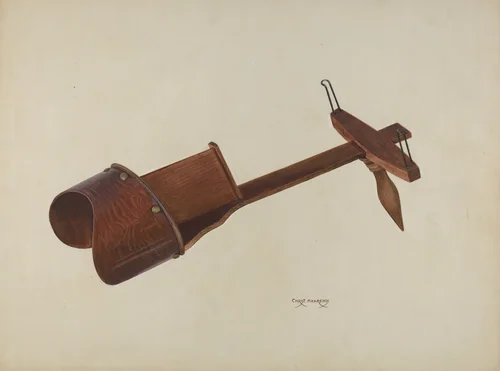 Parlor Stereoscope by Chris Makrenos, index of american design, 1937