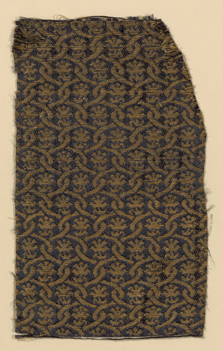 Fragment by Italy, textile, 1601-1700