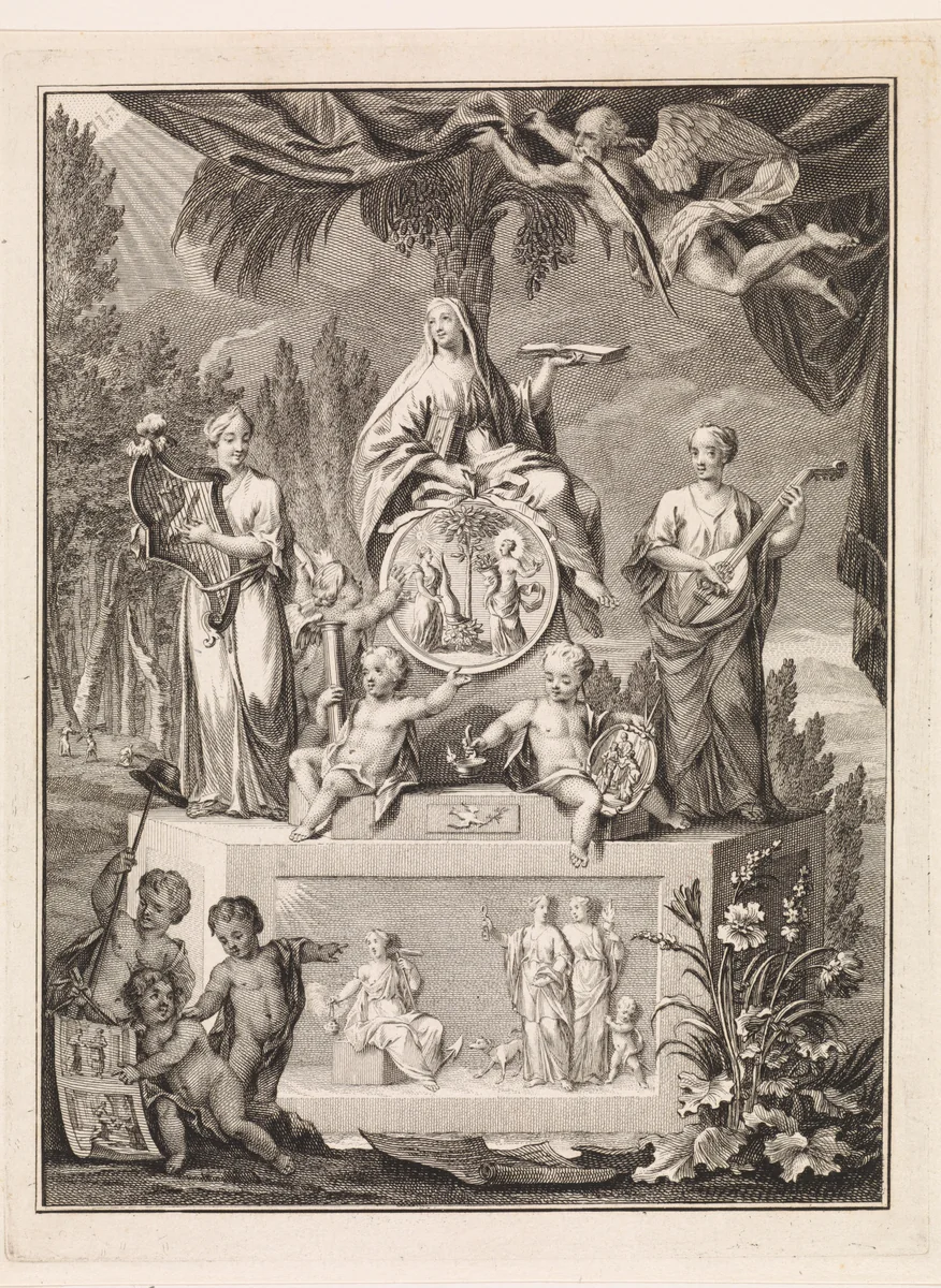Vader Tijd onthult Geloof by Reinier Vinkeles, print, 1751-1816