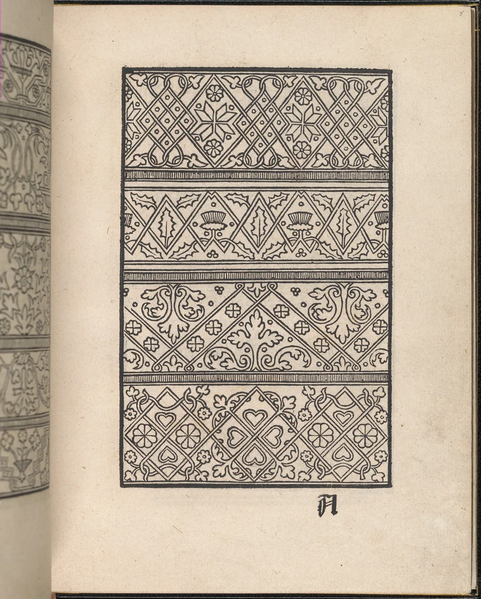 Page from Ein new kunstlich Modelbuch...(Page 5r) by Peter Quentel, book, 1544