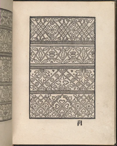 Page from Ein new kunstlich Modelbuch...(Page 5r) by Peter Quentel, book, 1544