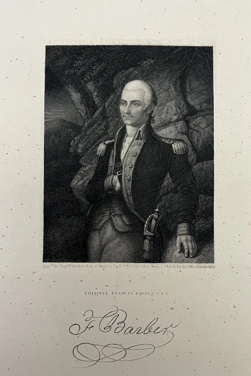 Colonel Francis Barber by Stephen Henry Gimber, other, 1800-1899