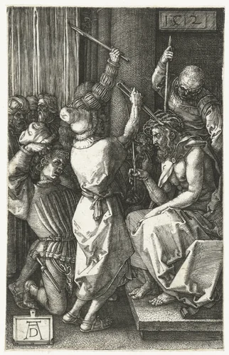 De doornenkroning by Unknown, print, 1512