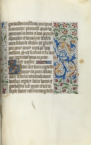 Book of Hours (Use of Rouen): fol. 154a by Master of the Geneva Latini, book, 1465-1475