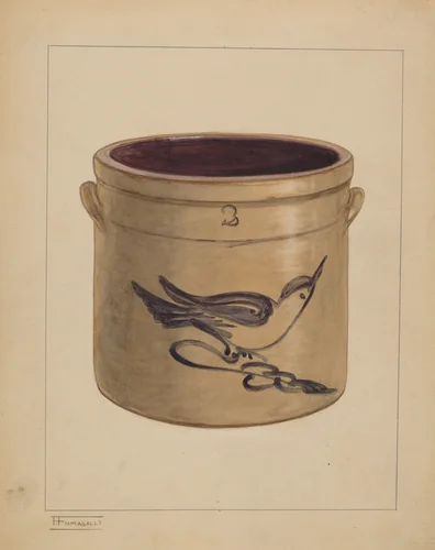 Crock by Frank Fumagalli, index of american design, 1938