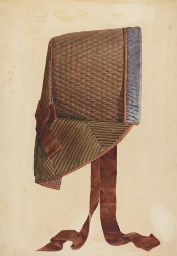 Zoar Bonnet by Fritz Boehmer, index of american design, 1937