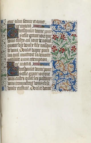 Book of Hours (Use of Rouen): fol. 148r by Master of the Geneva Latini, book, 1465-1475