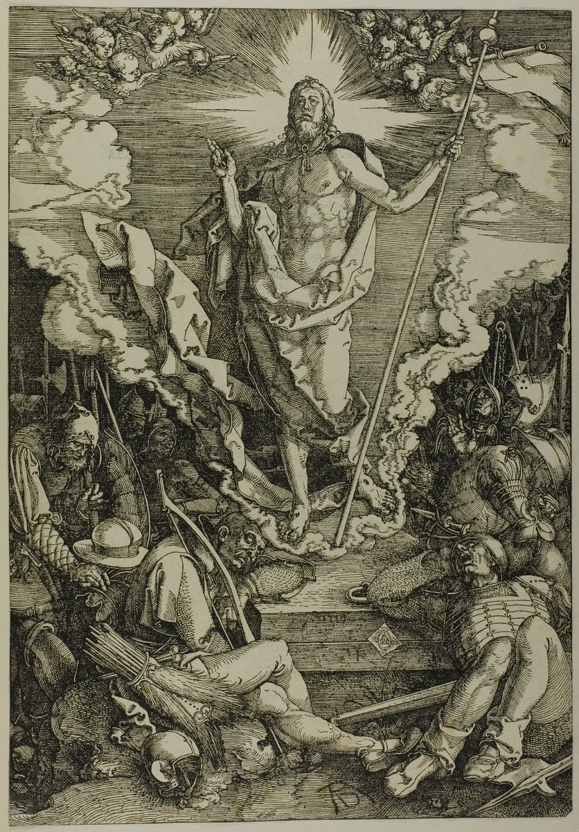 The Resurrection, from The Large Passion by Albrecht Dürer, print, 1510