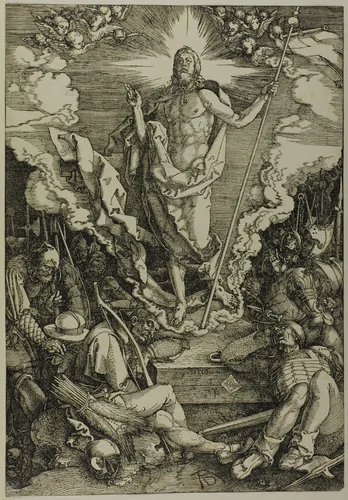 The Resurrection, from The Large Passion by Albrecht Dürer, print, 1510