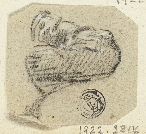 Sleeve by Unknown Artist, drawing, 1800-1899