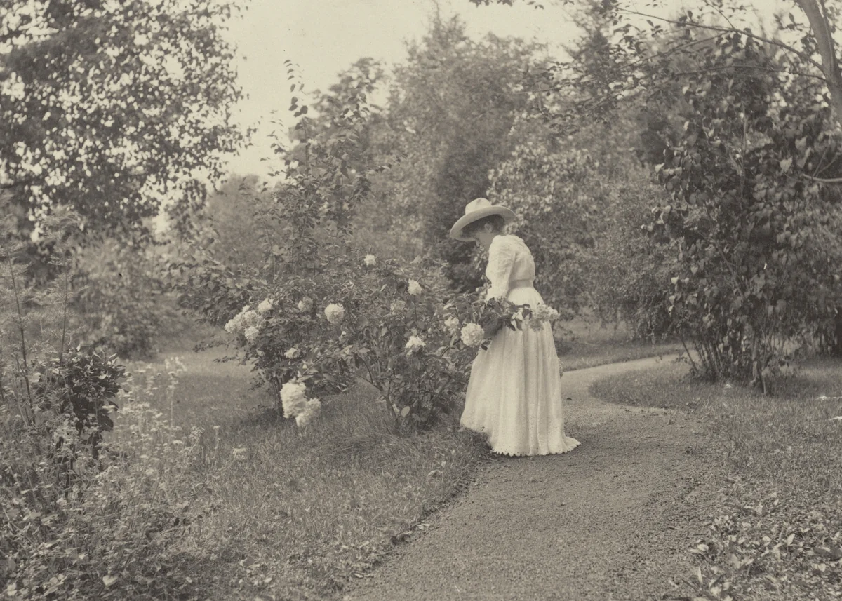 At Oaklawn by Alfred Stieglitz, photograph, 1891