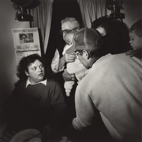 John Sabatine's Birthday, Martins Creek, Pennsylvania by Larry Fink, photograph, 1991