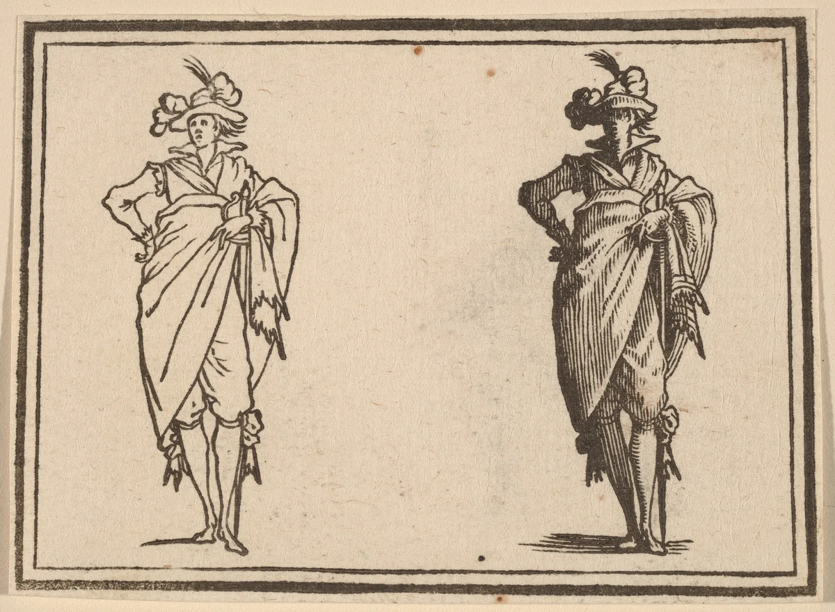 Gentleman Viewed from the Front with Hand on Hips by Edouard Eckman
Jacques Callot, print, 1621