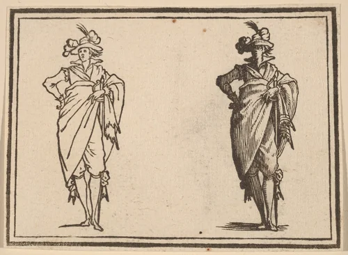 Gentleman Viewed from the Front with Hand on Hips by Edouard Eckman
Jacques Callot, print, 1621