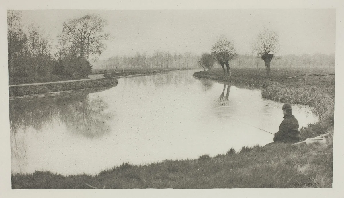 The Black Pool, Near Hoddesdon by Peter Henry Emerson, print, 1880-1888