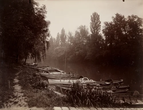 La Marne à la Varenne by Eugène Atget, photograph, 1925