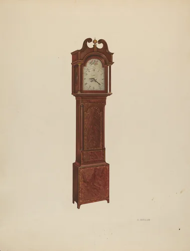 Tall Clock by Arsen Maralian, index of american design, 1937