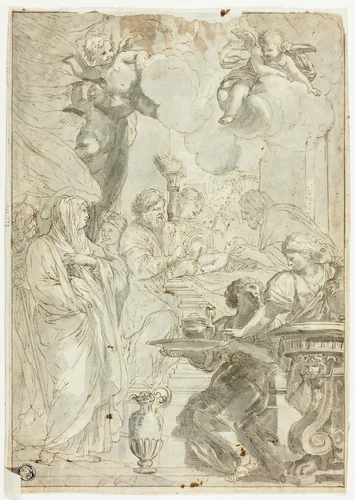 Circumcision by Ciro Ferri
Pietro da Cortona, drawing, 1654-1689