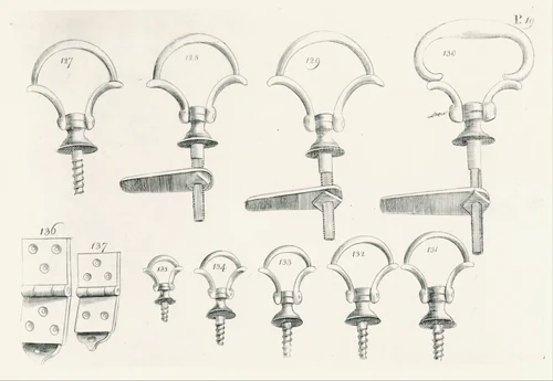 Manufacturer's Catalogue of Hardware by anonymous, book, 1700-1799
