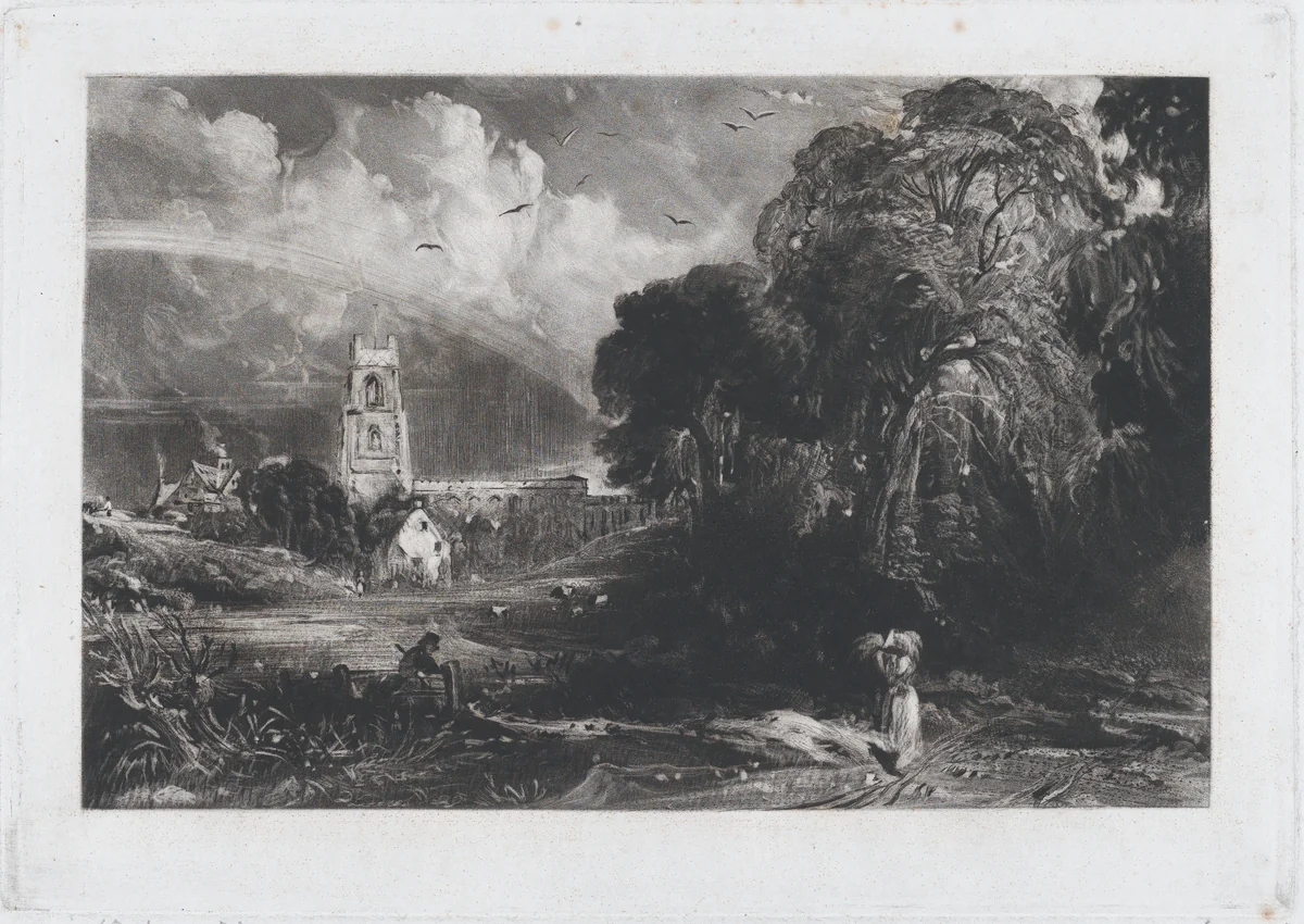 Stoke-by-Neyland by David Lucas, print, 1829