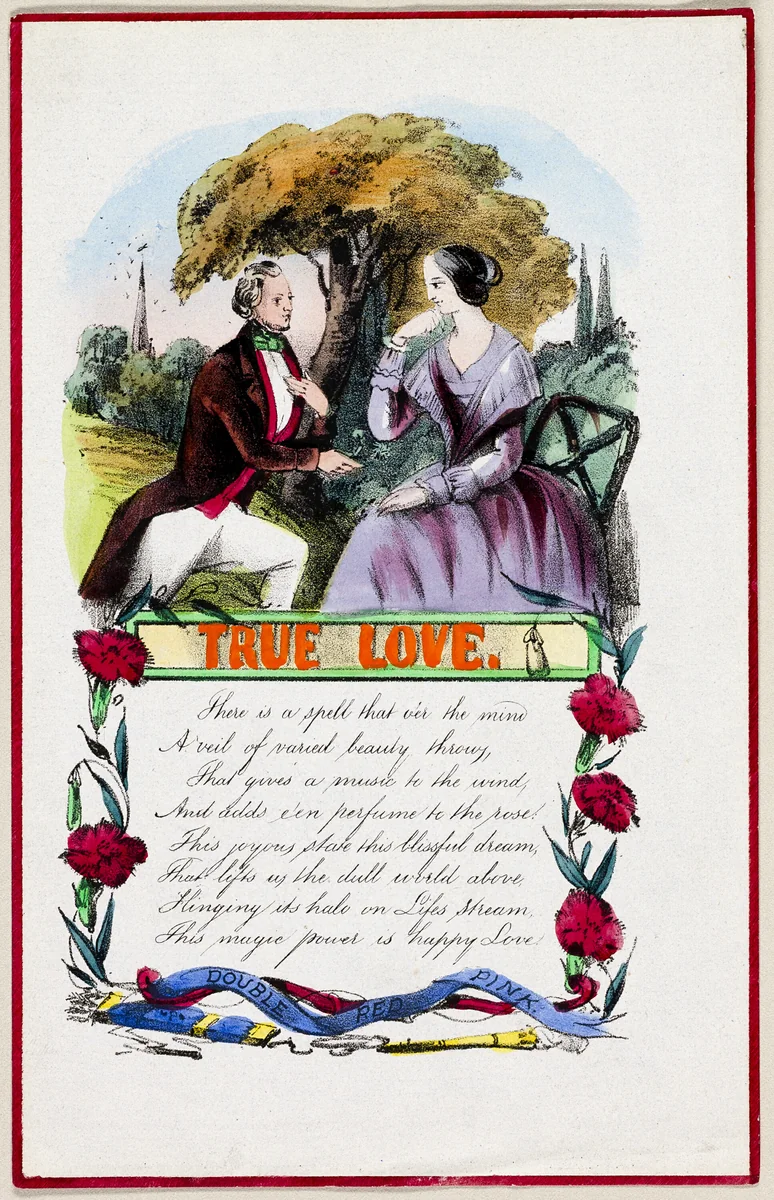 True Love (Valentine) by Unknown Artist, other, 1835-1845