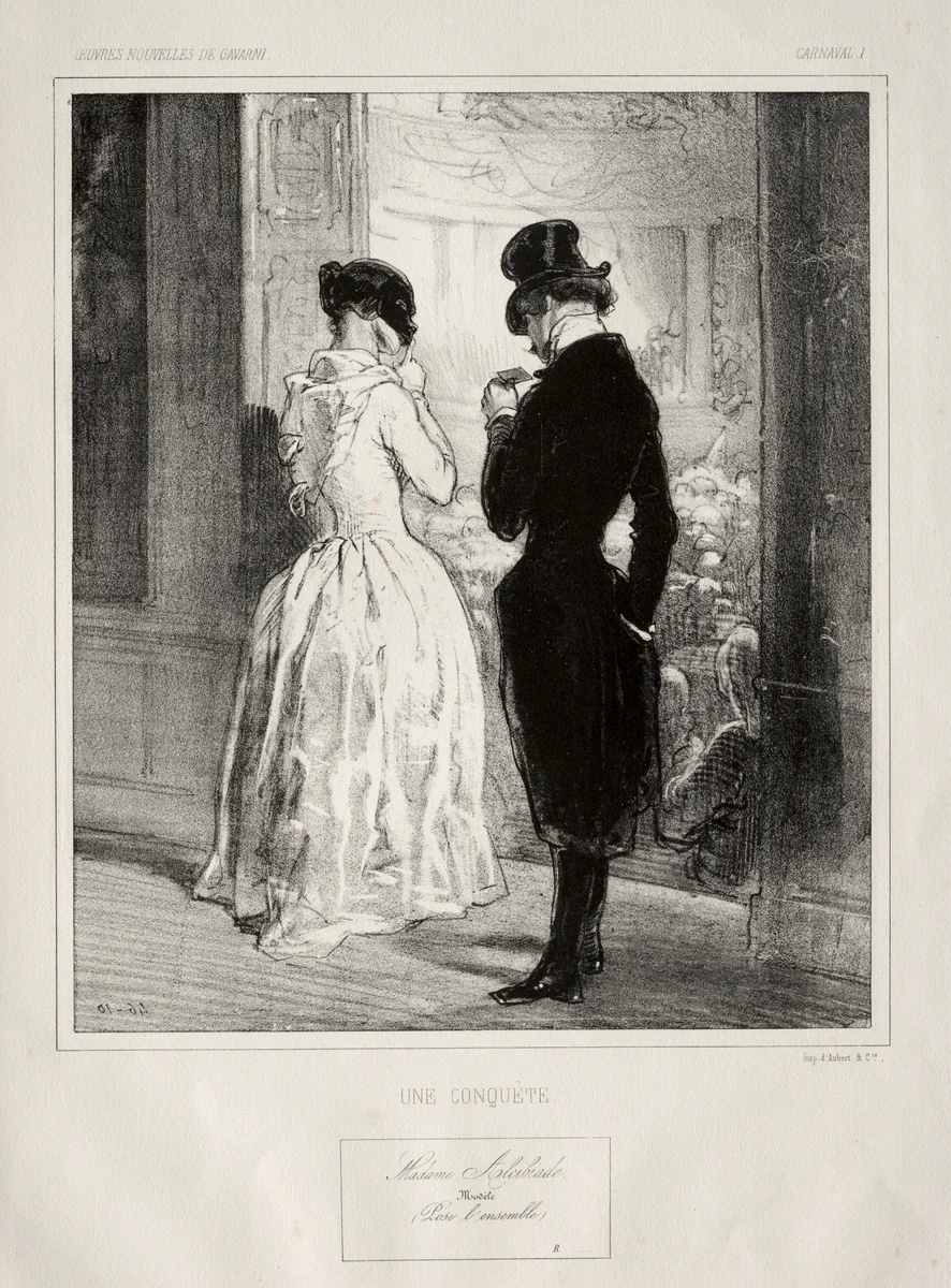 Carnaval by Paul Gavarni, print, 1824-1847