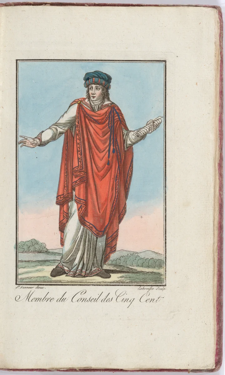 Costumes des Représentans du peuple francais by Jacques Grasset de Saint-Sauveur, book, 1796