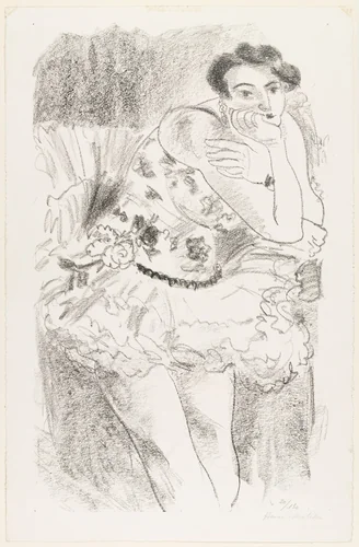 Untitled from Ten Dancers (Dix Danseuses) by Henri Matisse, print, 1927