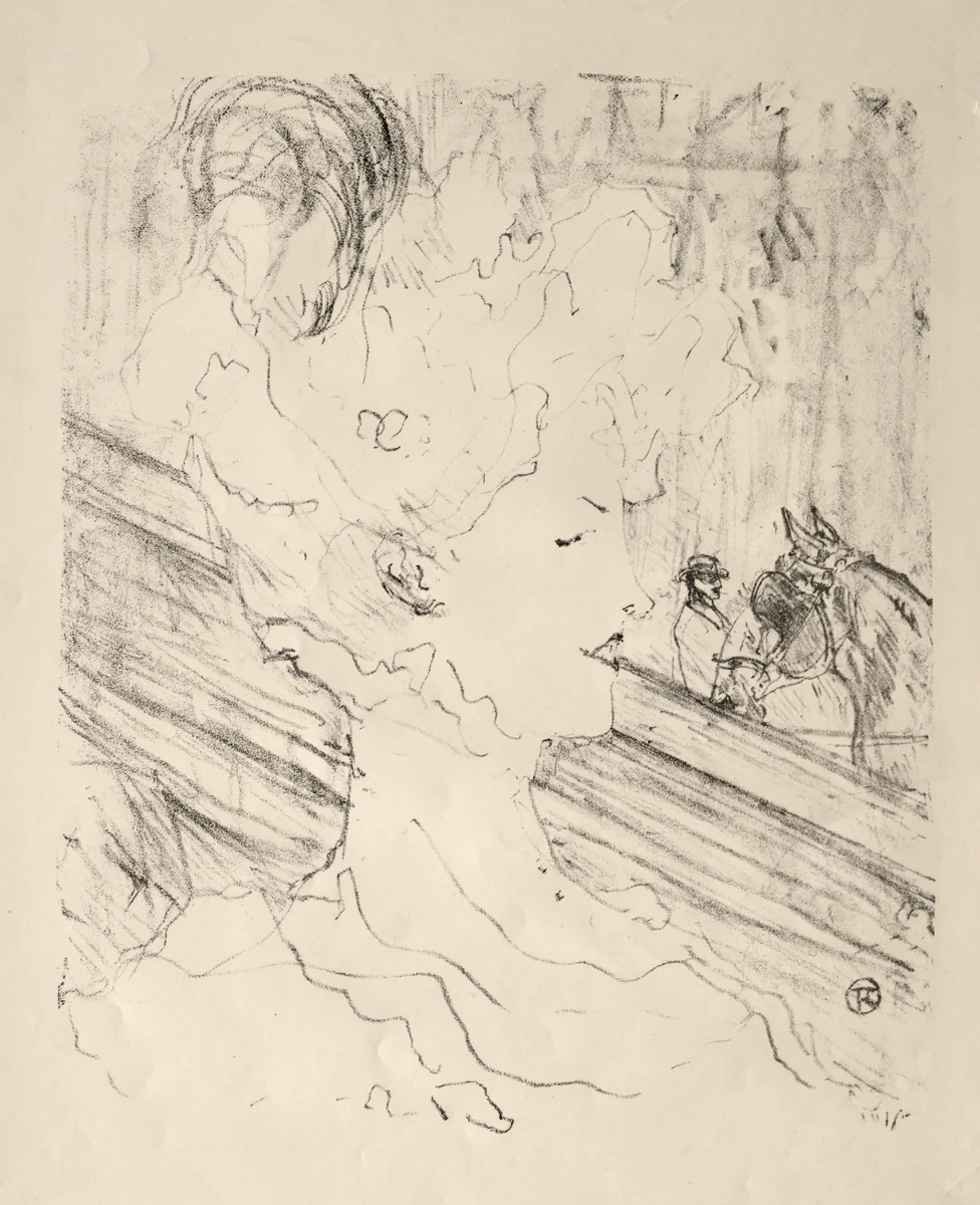 Emilienne d'Alençon by Henri de Toulouse-Lautrec, print, 1898