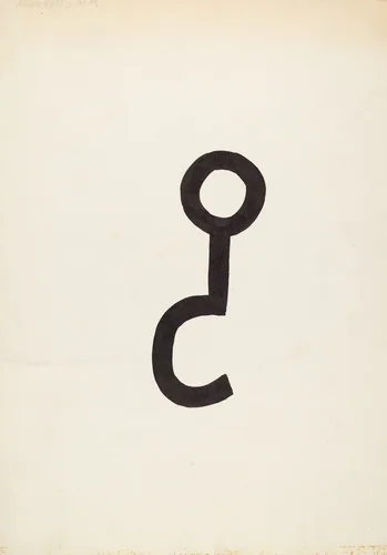 Cattle Brand by J. Henry Marley, index of american design, 1936