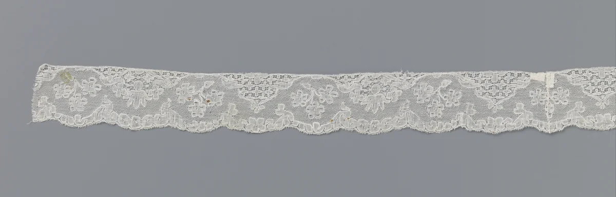 Strook kloskant met berg en dal-lijn by anonymous, other, 1740