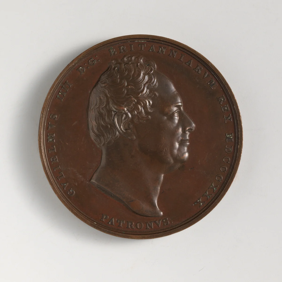 Royal Academy of Arts Medal by William Wyon, metalwork, 1830