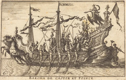 Barcha de Castor e Poluce by Balthasar Moncornet
Remigio Cantagallina, print, 1600-1668