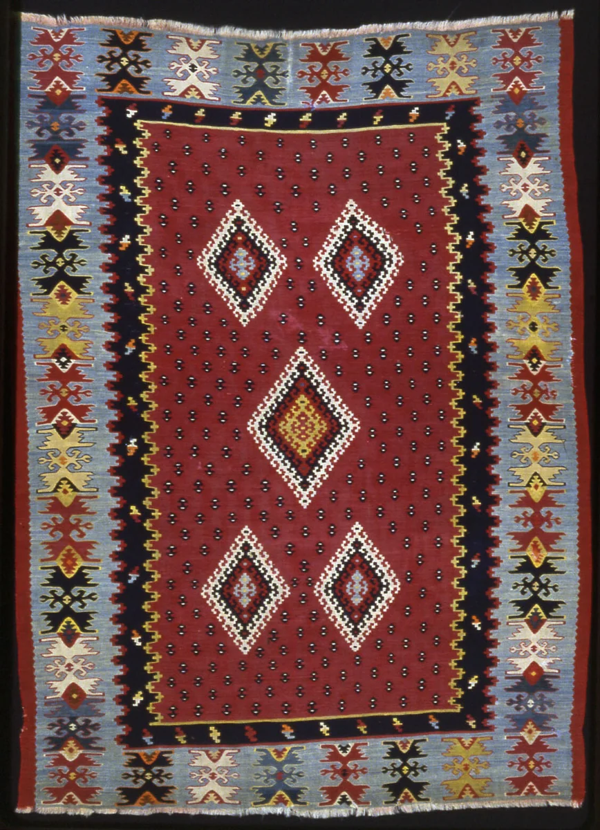 Rug by Turkey, textile, 1875-1900