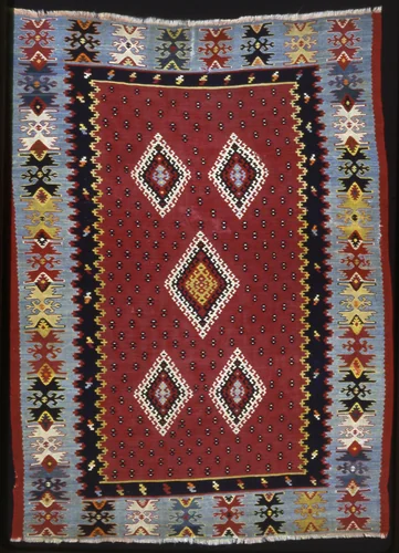 Rug by Turkey, textile, 1875-1900