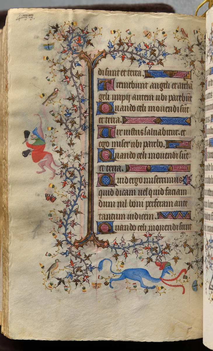 Hours of Charles the Noble, King of Navarre (1361-1425): fol. 238v, Text by Master of the Brussels Initials and Associates, book, 1400-1410