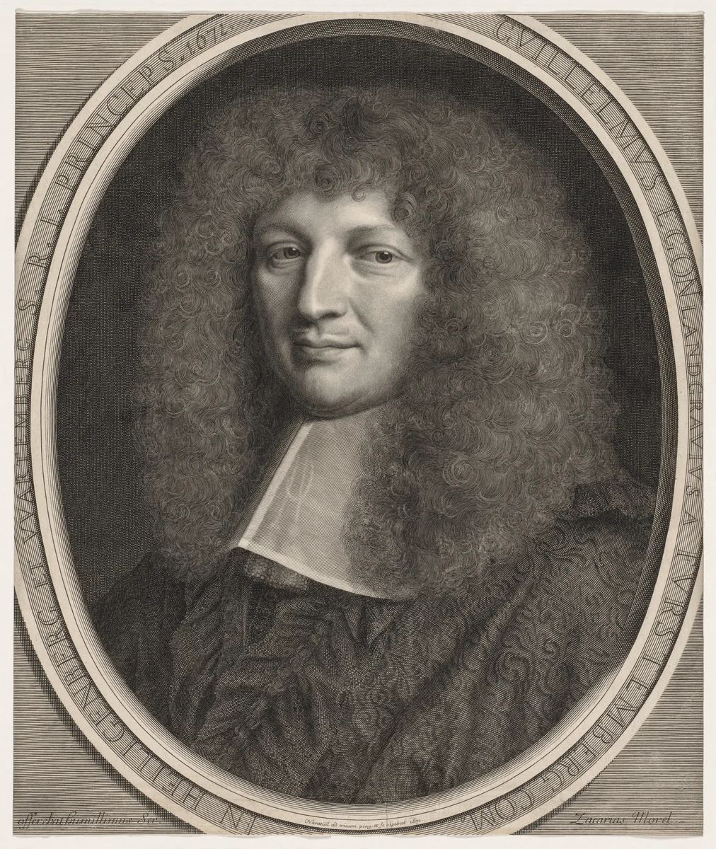 Cardinal of Furstenberg by Robert Nanteuil, print, 1671