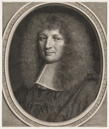 Cardinal of Furstenberg by Robert Nanteuil, print, 1671
