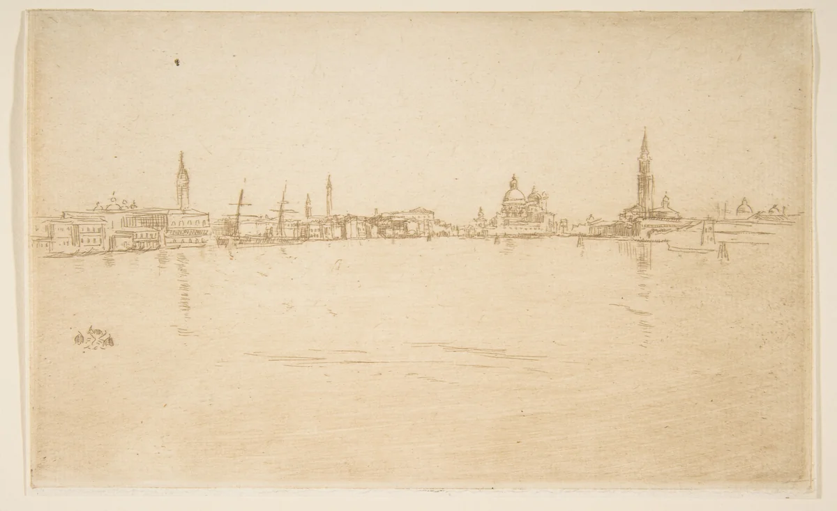 La Salute: Dawn by James McNeill Whistler, print, 1879-1880