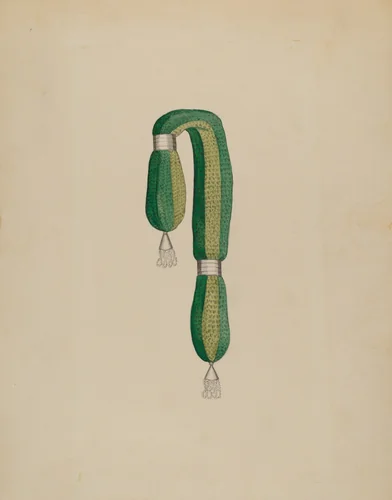 Coin Purse by Gladys Cook, index of american design, 1938