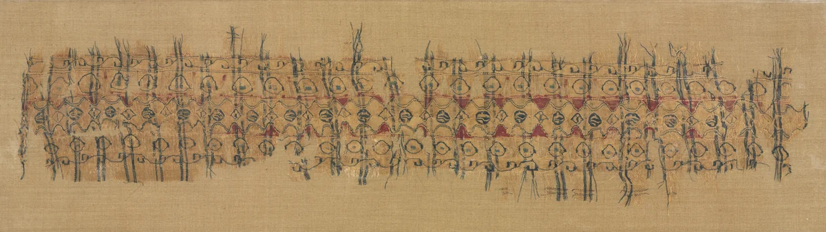 Plaid tiraz by Unknown, textile, 1101-1149