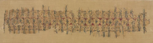 Plaid tiraz by Unknown, textile, 1101-1149