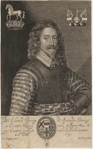 Sir Edward Dering by George Glover, print, 1572-1694